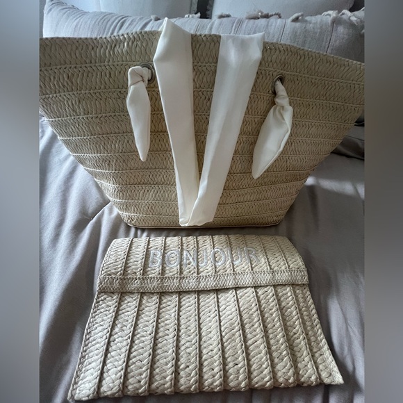 Beach tote with wallet set - Picture 4 of 5